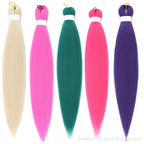Top Quality Extension Hair Crochet for African Hair Expression Ombre Braids Easy Braid Pre Stretched Synthetic Braiding Hair